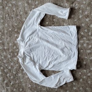 The Beaufort Bonnet Company - White, Long Sleeve Swim Top | 18-24M